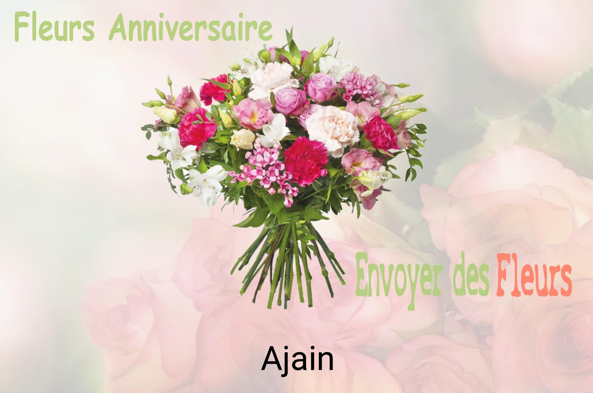 Bouquet de fleurs d’anniversaire livré à Ajain